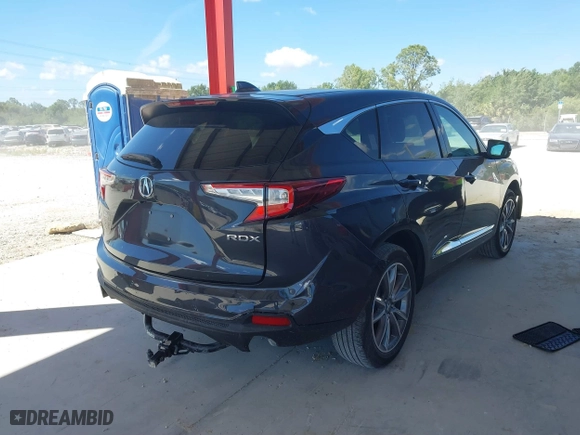 2021 Acura RDX w/Technology Package with VIN 5J8TC1H54ML016041, listed as a IAAI auction lot 41855161 with 33,876 mi miles. Bid and sale history available at carsss.com. Image 4.