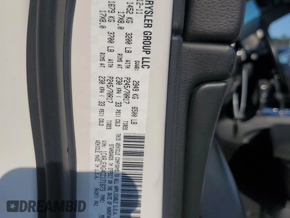 2012 Jeep Grand Cherokee Laredo with VIN 1C4RJEAG4CC171673, listed as a Copart auction lot 46272585 with 151,160 mi miles and Salvage Title. Bid and sale history available at carsss.com. Image 14.
