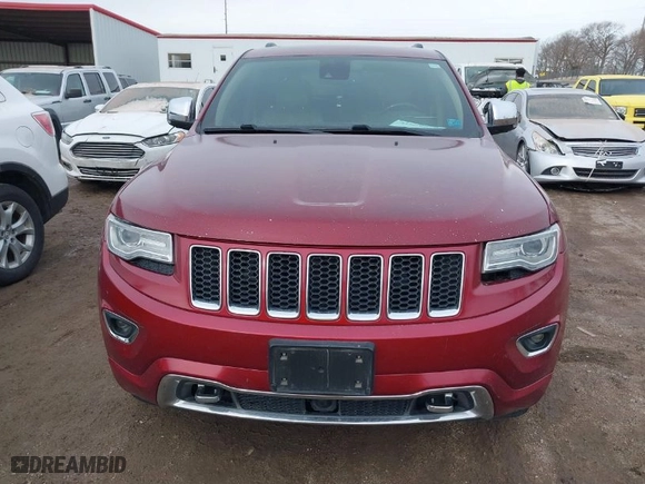 2014 Jeep Grand Cherokee Overland with VIN 1C4RJFCM0EC492833, listed as a IAAI auction lot 41836579 with 120,168 mi miles. Bid and sale history available at carsss.com. Image 12.