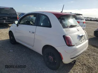 2015 FIAT 500 Pop with VIN 3C3CFFAR3FT612477, listed as a Copart auction lot 54774185 with 124,803 mi miles and Salvage title. Bid and sale history available at DreamBid. Image 2.
