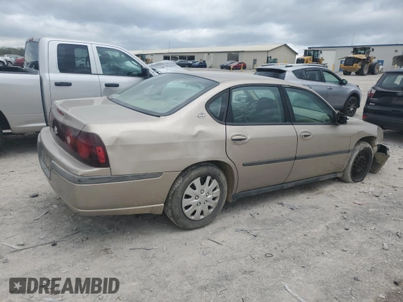 2001 Chevrolet Impala with VIN 2G1WF55E519281867, listed as a Copart auction lot 51529345 with Not provided miles and Salvage title. Bid and sale history available at DreamBid. Image 3.