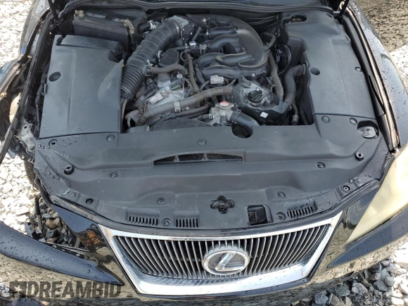 2008 Lexus IS 350 with VIN JTHBE262382013936, listed as a Copart auction lot 56184245 with Not provided miles and Salvage title. Bid and sale history available at DreamBid. Image 11.