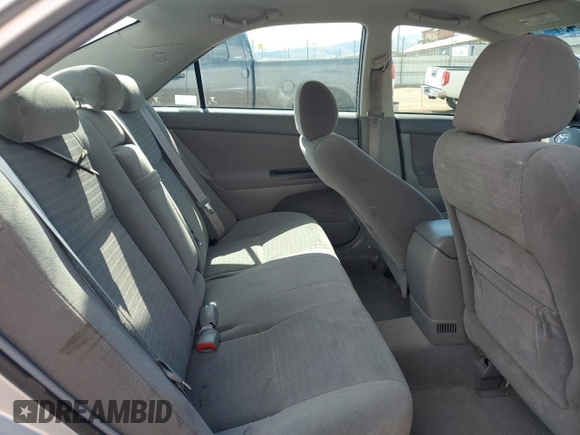 2005 Toyota Camry LE with VIN 4T1BE30K85U404527, listed as a Copart auction lot 56535345 with 74,472 mi miles and Salvage title. Bid and sale history available at DreamBid. Image 10.