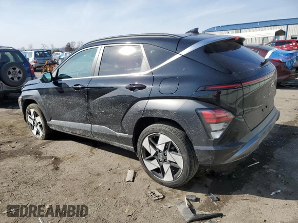 2024 Hyundai Kona Limited with VIN KM8HECA38RU099702, listed as a Copart auction lot 46583115 with 11,897 mi miles and Salvage Title. Bid and sale history available at carsss.com. Image 2.