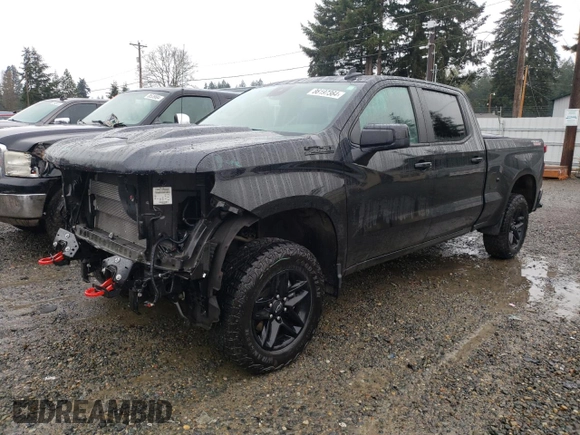 2023 Chevrolet Silverado 1500 LT Trail Boss with VIN 3GCUDFED5PG258394, listed as a Copart auction lot 86197364 with 31,934 mi miles and Salvage Title. Bid and sale history available at DreamBid. Image 1.