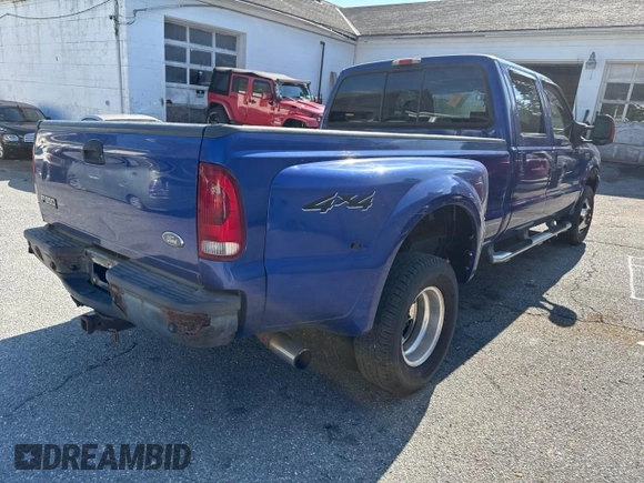 2003 Ford F-350 XL with VIN 1FTWW33P23EC02154, listed as a Copart auction lot 74262214 with 260,336 mi miles and Clean Title. Bid and sale history available at DreamBid. Image 4.