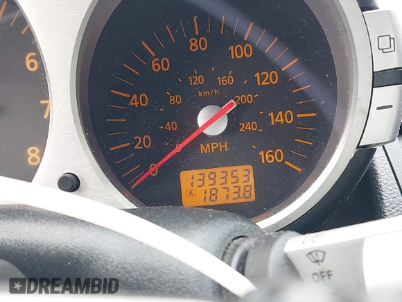 2004 Nissan 350Z Touring with VIN JN1AZ36A44T011330, listed as a IAAI auction lot 41925648 with 139,353 mi miles. Bid and sale history available at carsss.com. Image 16.