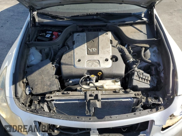 2008 Infiniti G35 Journey with VIN JNKBV61EX8M206811, listed as a Copart auction lot 63681425 with 140,215 mi miles and Salvage title. Bid and sale history available at DreamBid. Image 11.