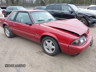 1992 Ford Mustang with VIN 1FACP40E9NF118778, listed as a IAAI auction lot 41257350 with 19,007 mi miles and . Bid and sale history available at DreamBid. Image 1.