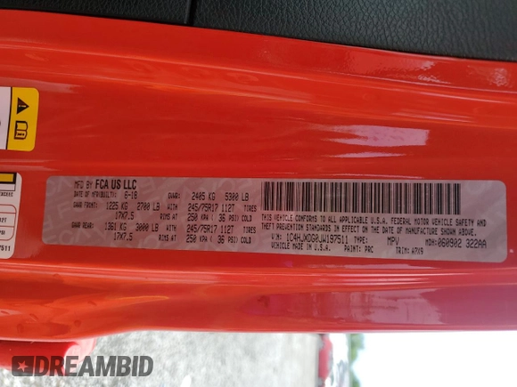 2018 Jeep Wrangler Unlimited Sport с VIN 1C4HJXDG0JW197511, выставлен на аукционе Copart как лот 57361775 с пробегом 95 830 миль миль и Списание • Salvage title. История ставок и продаж доступна на DreamBid. Изображение 13.