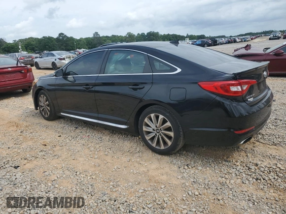 2017 Hyundai Sonata Sport with VIN 5NPE34AF7HH572687, listed as a Copart auction lot 54331865 with 112,471 mi miles and Salvage Title. Bid and sale history available at carsss.com. Image 2.
