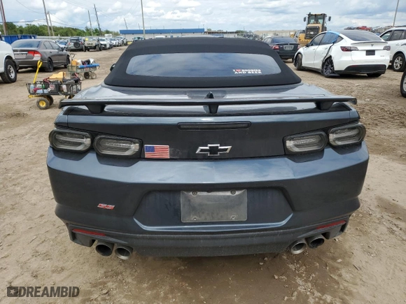 2022 Chevrolet Camaro LT1 with VIN 1G1FF3D73N0114950, listed as a Copart auction lot 71218744 with 36,778 mi miles and Salvage Title. Bid and sale history available at carsss.com. Image 6.