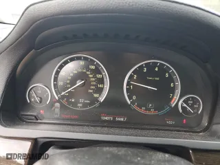 2012 BMW 7 Series 750i xDrive with VIN WBAKC6C52CC396443, listed as a Copart auction lot 44333945 with 134,075 mi miles and Salvage Title. Bid and sale history available at carsss.com. Image 9.