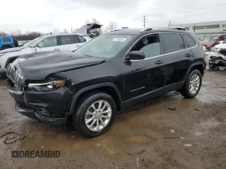 2019 Jeep Cherokee Latitude with VIN 1C4PJMCX1KD189622, listed as a Copart auction lot 47774635 with 37,055 mi miles and Salvage title. Bid and sale history available at DreamBid. Image 1.