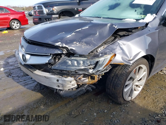 2017 Acura ILX with VIN 19UDE2F38HA015675, listed as a IAAI auction lot 41579329 with 93,539 mi miles. Bid and sale history available at carsss.com. Image 6.