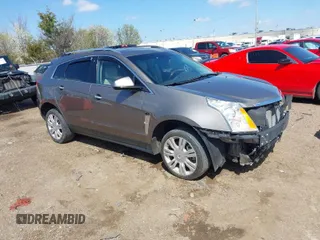 2011 Cadillac SRX Luxury Collection with VIN 3GYFNDEY6BS677576, listed as a IAAI auction lot 41769774 with 106,097 mi miles. Bid and sale history available at carsss.com. Image 1.
