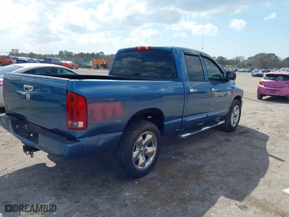 2005 Dodge Ram 1500 SLT with VIN 1D7HA18D95S210076, listed as a IAAI auction lot 41568383 with 239,634 mi miles. Bid and sale history available at carsss.com. Image 4.