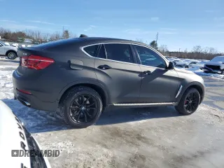 2016 BMW X6 xDrive50i z VIN 5UXKU6C55G0R34428, wystawiony jako Copart lot #46083635 z przebiegiem 138 848 mil mil oraz Czysty tytuł • Clean title. Historia ofert i sprzedaży dostępna na DreamBid. Obrazek 3.