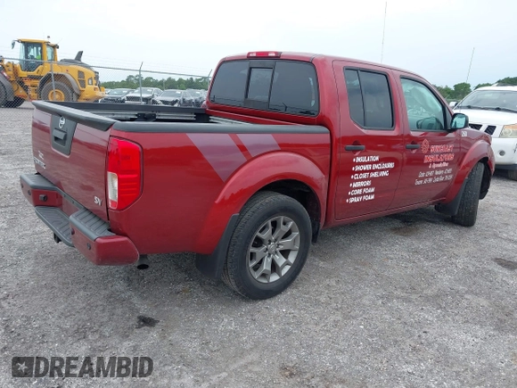 2021 Nissan Frontier SV with VIN 1N6ED0EA1MN703303, listed as a IAAI auction lot 42340418 with 58,220 mi miles and . Bid and sale history available at DreamBid. Image 4.