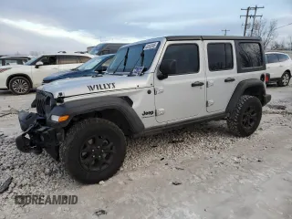 2023 Jeep Wrangler Sport S with VIN 1C4HJXDGXPW532573, listed as a Copart auction lot 43852985 with 96,720 mi miles and Clean Title. Bid and sale history available at DreamBid. Image 1.