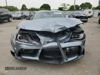 2020 Toyota GR Supra 3.0 with VIN WZ1DB4C06LW032954, listed as a Copart auction lot 62510144 with 0 mi miles and Salvage Title. Bid and sale history available at carsss.com. Image 5.