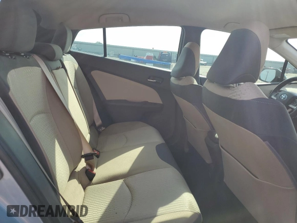 2017 Toyota Prius Two z VIN JTDKBRFU1H3545894, wystawiony jako Copart lot #54565485 z przebiegiem 88 745 mil mil oraz Czysty tytuł • Clean title. Historia ofert i sprzedaży dostępna na DreamBid. Obrazek 10.