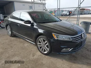 2017 Volkswagen Passat 1.8T SE w/Technology with VIN 1VWGT7A36HC074702, listed as a IAAI auction lot 41805024 with 124,857 mi miles. Bid and sale history available at carsss.com. Image 1.