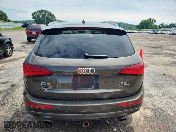 2014 Audi Q5 Premium Plus with VIN WA1LFAFP1EA026298, listed as a Copart auction lot 61729075 with 124,165 mi miles and Non repairable. Bid and sale history available at DreamBid. Image 6.