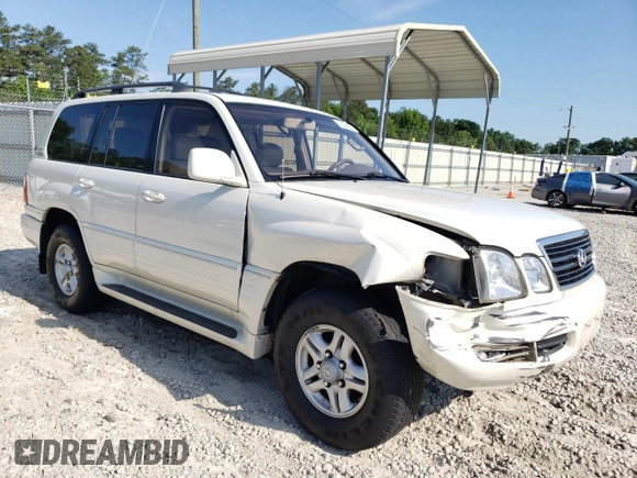 1998 Lexus LX 470 z VIN JT6HT00W3W0021133, wystawiony jako Copart lot #58240065 z przebiegiem 178 185 mil mil oraz Szkoda całkowita • Salvage title. Historia ofert i sprzedaży dostępna na DreamBid. Obrazek 4.