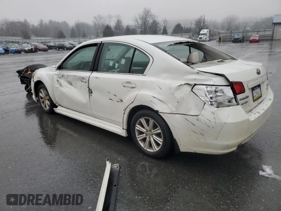 2010 Subaru Legacy Premium All-Weather Anniversary with VIN 4S3BMBC61A3226377, listed as a Copart auction lot 43510925 with 125,468 mi miles and Salvage Title. Bid and sale history available at DreamBid. Image 2.