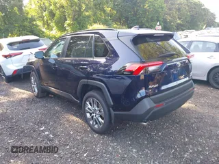 2025 Toyota RAV4 XLE Premium with VIN 2T3A1RFV8SW498844, listed as a IAAI auction lot 42517868 with 5,152 mi miles and . Bid and sale history available at DreamBid. Image 3.