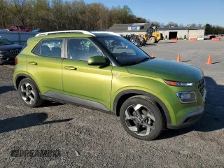 2021 Hyundai Venue SEL with VIN KMHRC8A39MU098221, listed as a Copart auction lot 53629875 with 53,482 mi miles and Salvage Title. Bid and sale history available at DreamBid. Image 4.