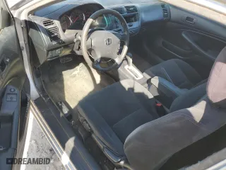 2001 Honda Civic EX with VIN 1HGEM22901L032398, listed as a Copart auction lot 47037665 with 181,838 mi miles and Salvage Title. Bid and sale history available at carsss.com. Image 8.