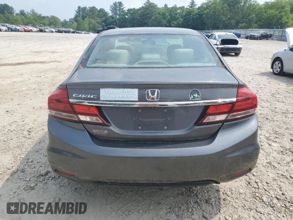 2013 Honda Civic LX z VIN 2HGFB2F56DH541964, wystawiony jako Copart lot #60200135 z przebiegiem 219 631 mil mil oraz Czysty tytuł • Clean title. Historia ofert i sprzedaży dostępna na DreamBid. Obrazek 6.