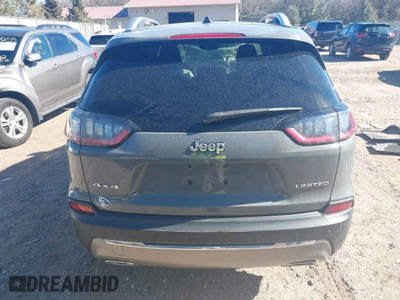 2021 Jeep Cherokee Limited with VIN 1C4PJMDX5MD119364, listed as a IAAI auction lot 41686608 with 92,732 mi miles and . Bid and sale history available at DreamBid. Image 16.