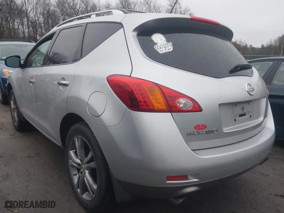 2009 Nissan Murano SL with VIN JN8AZ18W19W115424, listed as a IAAI auction lot 41813399 with 146,268 mi miles. Bid and sale history available at carsss.com. Image 3.