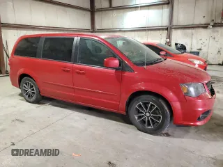 2015 Dodge Grand Caravan SXT with VIN 2C4RDGCG6FR685486, listed as a Copart auction lot 49596715 with 185,444 mi miles and Salvage Title. Bid and sale history available at DreamBid. Image 4.