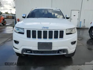 2014 Jeep Grand Cherokee Overland with VIN 1C4RJFCT6EC247798, listed as a Copart auction lot 48344975 with 172,253 mi miles and Salvage Title. Bid and sale history available at DreamBid. Image 5.