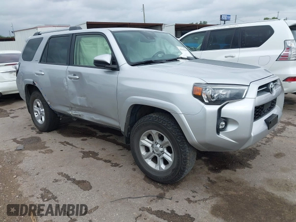 2023 Toyota 4Runner SR5 with VIN JTEMU5JR3P6147061, listed as a IAAI auction lot 42194146 with 35,519 mi miles and . Bid and sale history available at DreamBid. Image 1.