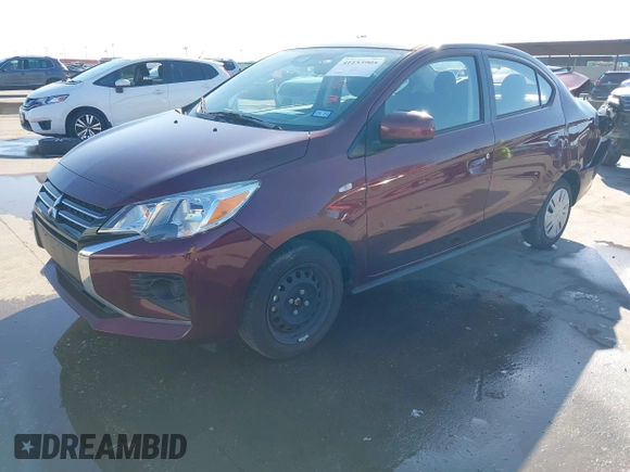 2022 Mitsubishi Mirage ES z VIN ML32FUFJ2NHF03767, wystawiony jako IAAI lot #41153905 z przebiegiem 29 337 mil mil oraz . Historia ofert i sprzedaży dostępna na DreamBid. Obrazek 2.