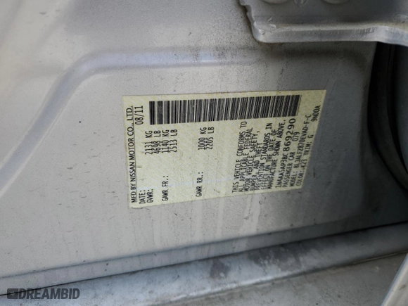 2011 Nissan Maxima 3.5 SV with VIN 1N4AA5AP3BC869290, listed as a Copart auction lot 50415415 with 174,741 mi miles and Salvage Title. Bid and sale history available at carsss.com. Image 15.