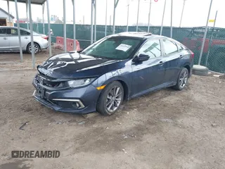 2020 Honda Civic EX-L with VIN 19XFC1F72LE214611, listed as a IAAI auction lot 41629949 with 54,328 mi miles and . Bid and sale history available at DreamBid. Image 18.