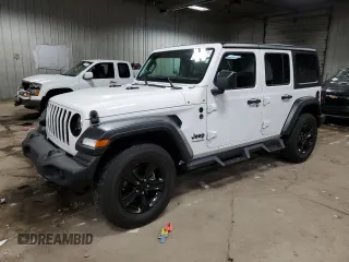 2022 Jeep Wrangler Unlimited Sport S z VIN 1C4HJXDG8NW183040, wystawiony jako Copart lot #59215185 z przebiegiem 23 575 mil mil oraz Nie do naprawy • Non repairable. Historia ofert i sprzedaży dostępna na DreamBid. Obrazek 1.