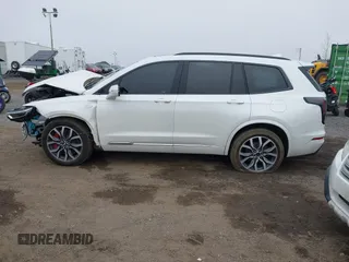 2023 Cadillac XT6 AWD Sport with VIN 1GYKPHRS1PZ155437, listed as a IAAI auction lot 41758495 with 22,949 mi miles. Bid and sale history available at carsss.com. Image 14.