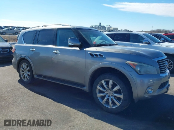 2012 Infiniti QX56 7-passenger z VIN JN8AZ2NE9C9016633, wystawiony jako IAAI lot #41651897 z przebiegiem 191 558 mil mil oraz . Historia ofert i sprzedaży dostępna na DreamBid. Obrazek 1.