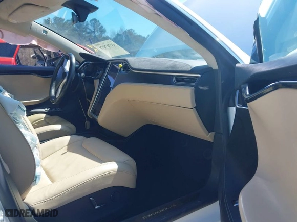 2017 Tesla Model S 100D with VIN 5YJSA1E23HF189813, listed as a IAAI auction lot 41767079 with 53,541 mi miles. Bid and sale history available at carsss.com. Image 5.