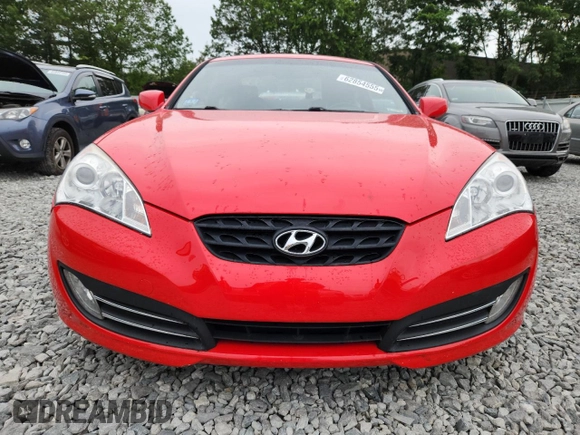 2010 Hyundai Genesis Coupe Grand Touring with VIN KMHHU6KH8AU004641, listed as a Copart auction lot 62854555 with 91,337 mi miles and Clean title. Bid and sale history available at DreamBid. Image 5.
