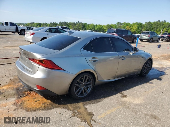 2018 Lexus IS 300 with VIN JTHBA1D2XJ5075055, listed as a Copart auction lot 52713195 with 62,597 mi miles and Salvage title. Bid and sale history available at DreamBid. Image 3.