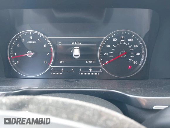 2023 Kia Sorento LX with VIN 5XYRGDLC9PG240958, listed as a IAAI auction lot 42297720 with 27,485 mi miles and . Bid and sale history available at DreamBid. Image 7.