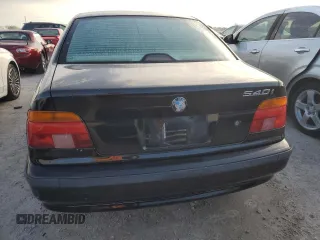 1998 BMW 5 Series 540iA with VIN WBADE6320WBW59550, listed as a Copart auction lot 80756644 with 0 mi miles and Salvage Title. Bid and sale history available at carsss.com. Image 6.